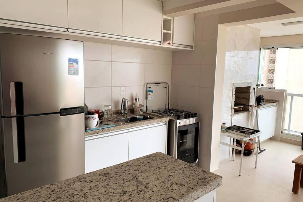 Condominio Club, Vista Para O Mar, Churrasqueira Guarujá Kültér fotó