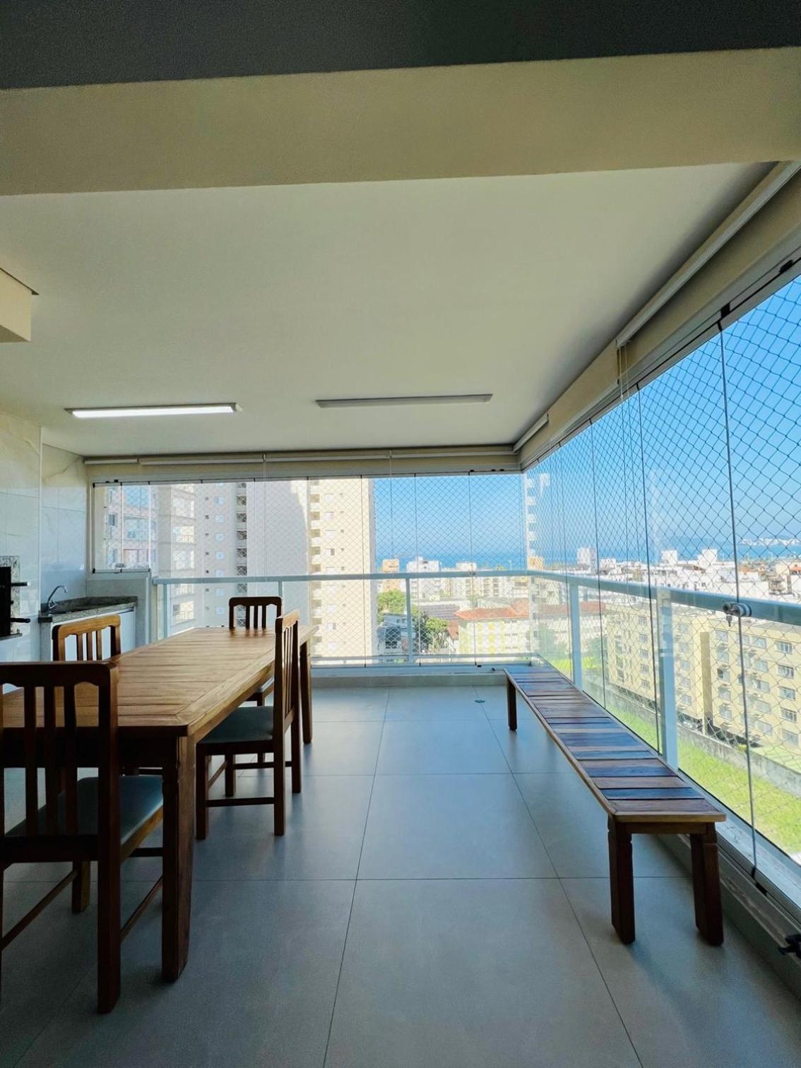Condominio Club, Vista Para O Mar, Churrasqueira Guarujá Kültér fotó